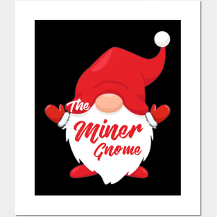 The Miner Gnome Matching Family Christmas Pajama Posters and Art